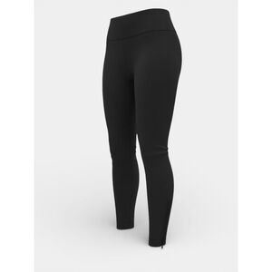 SPANX Black Zipper Detail High Waist Leggings L G